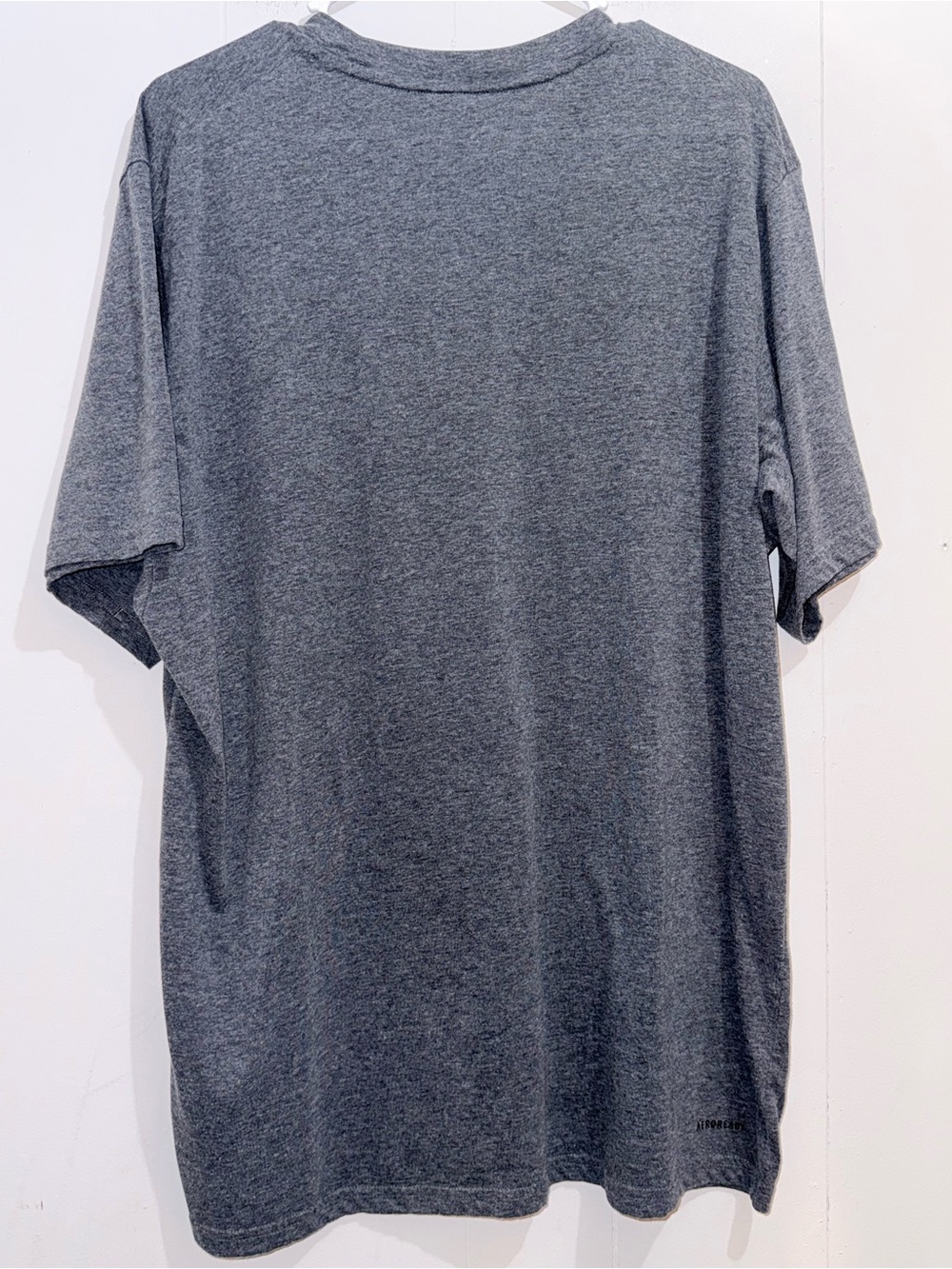 adidas Men's Train Essentials Feelready Training Tee Grey Size XL - Picture 2 of 4